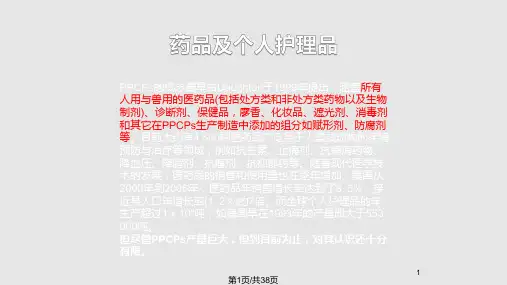 新兴污染物PPT课件