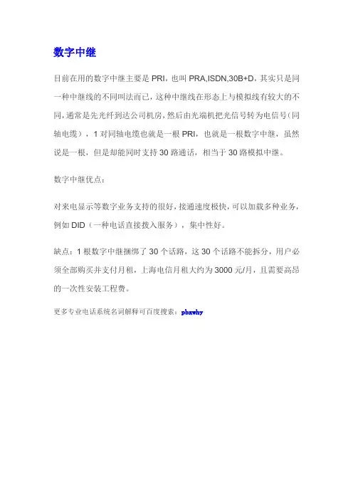 数字中继