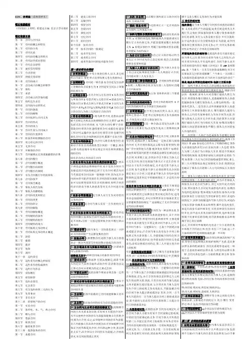 自考笔记 自考小抄 自考串讲 ㊣ 00230 合同法--完全版