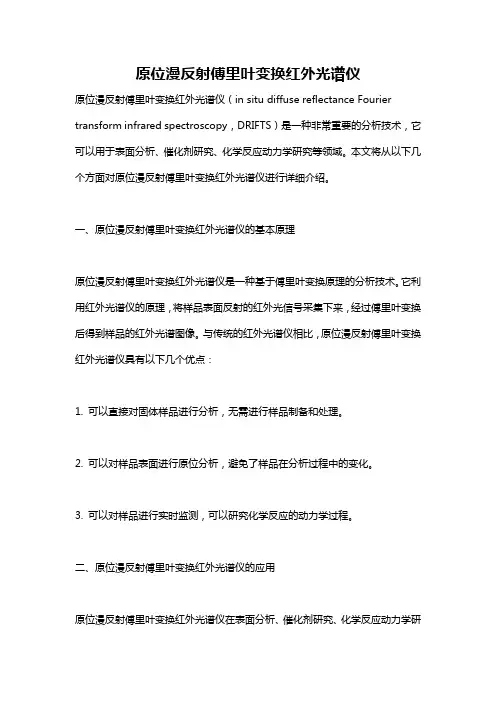 原位漫反射傅里叶变换红外光谱仪