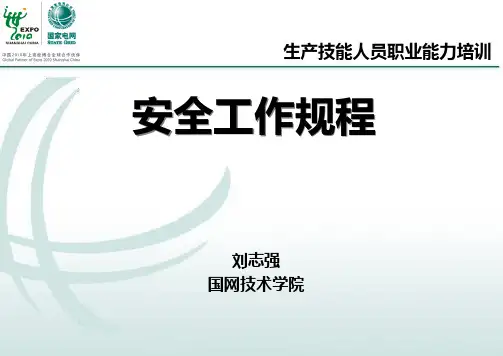 调度运行讲义----《安全规程》PPT课件