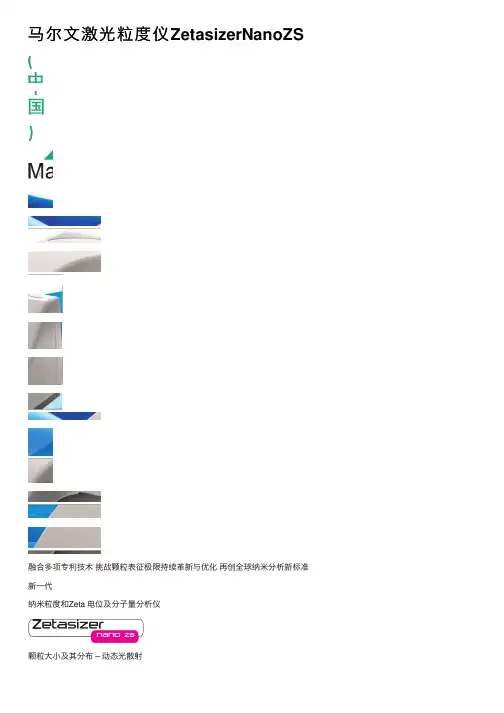 马尔文激光粒度仪ZetasizerNanoZS