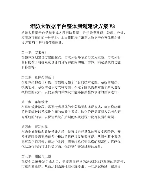 2023-消防大数据平台整体规划建设方案V3-1