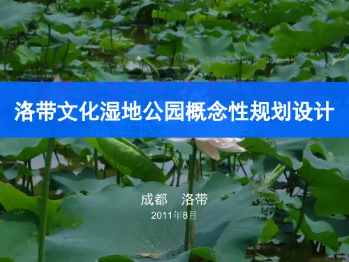古镇文化湿地项目策划---洛带文化湿地公园剖析
