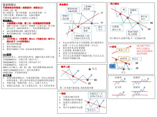 股神殷保华老师笔记