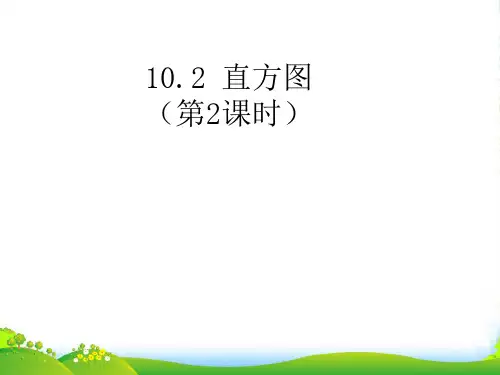 人教版七年级数学下册第十章《10.2 直方图(第2课时)》公开课课件