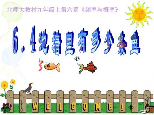 北师大教材九年级上第六章《频率与概率》