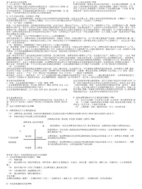 市场营销学复习重点mz.docx