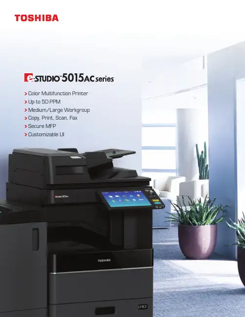e-STUDIO4515AC e-STUDIO5015AC Color Multifunction 