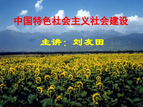 中国特色社会主义社会建设第五讲.ppt