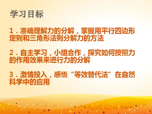 35力的分解