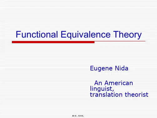 Functional-Equivalence-Theory