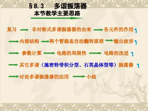 CGM08.3.26b 多谐振荡器 电力数电教学课件