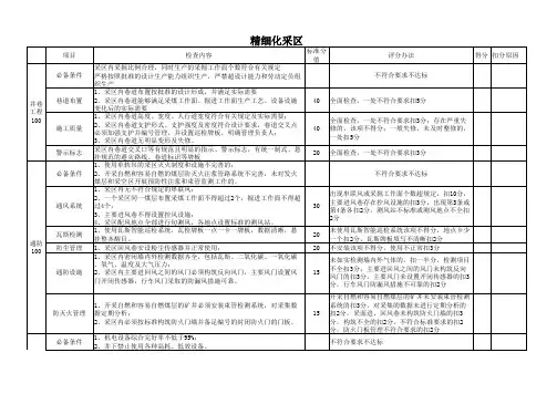 精细化管理表格(汇总)