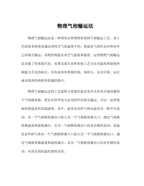 物理气相输运法