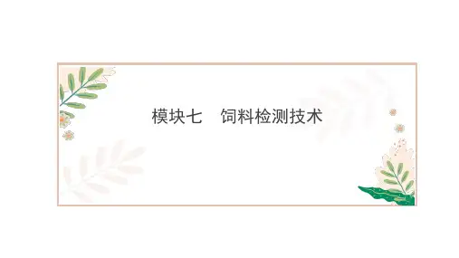 饲料中粗脂肪的测定课件(共17张PPT)《畜禽营养与饲料》