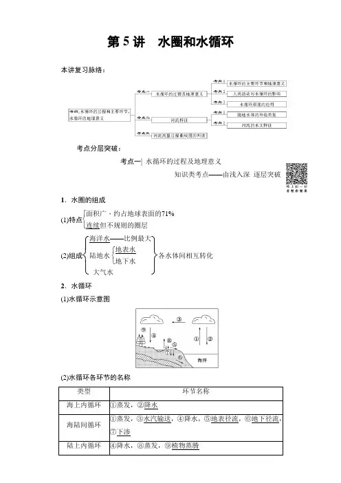 高三地理鲁教一轮复习教师用书第二单元专题5水圈和水循环 1 第5讲 含解析