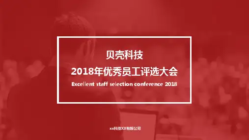 优秀员工评选、岗位竞聘背景PPT通用版