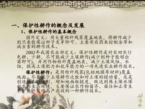 保护性耕作技术 ppt课件