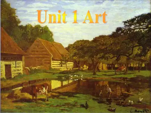 人教版英语选修六Unit1 A Short History of Western Painting language points知识点讲解
