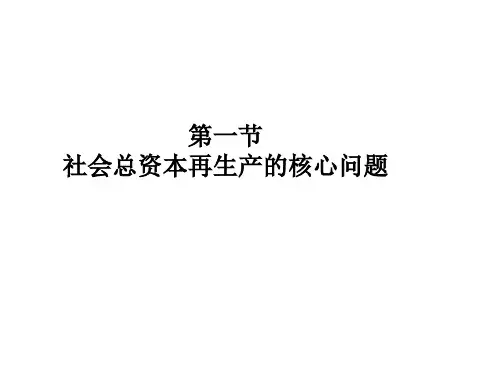社会总资本的运行-资本扩大再生产gtdg.pptx