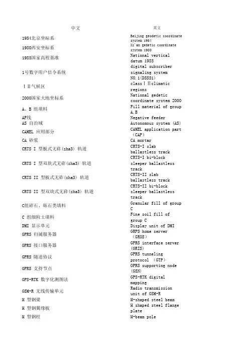 铁路工程建设标准英语版翻译指南