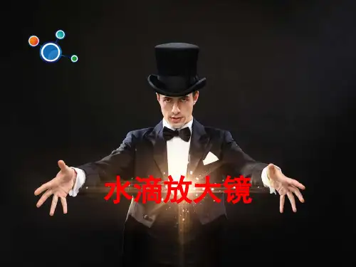 教科版小学科学六年级下册科学《水滴放大镜》课件
