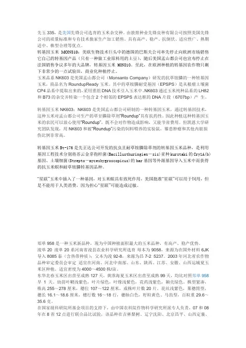 325玉米