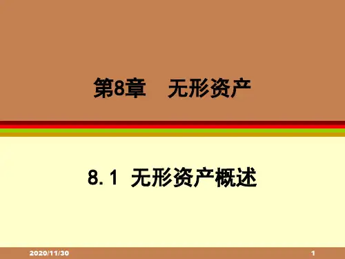 08 第8章   无形资产精品PPT课件