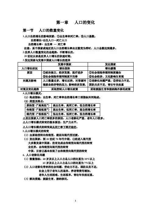 福建省地理必修2知识点
