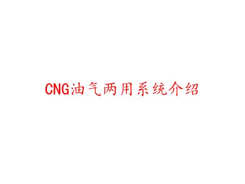 CNG油气两用系统介绍