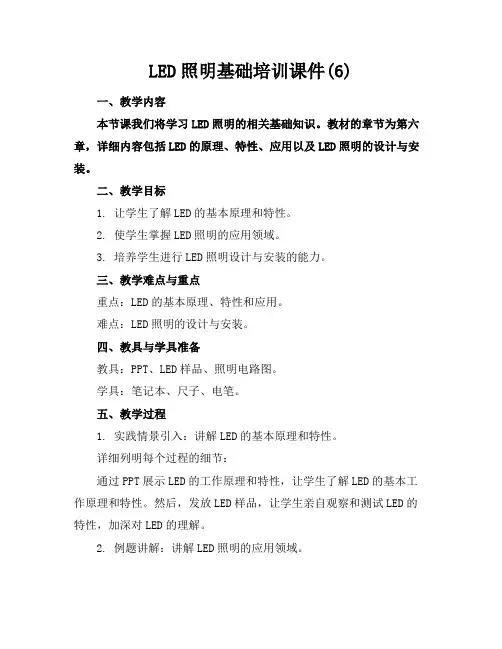 LED照明基础培训课件(6)