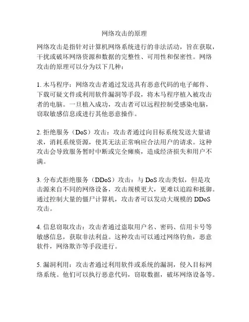 网络攻击的原理