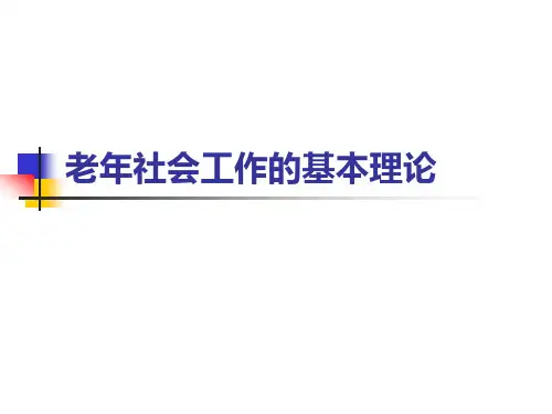 老年社会工作的基本理论