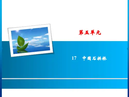 第5单元 17 中国石拱桥