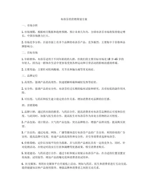 布洛芬的营销策划方案