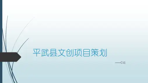 平武县文创项目策划