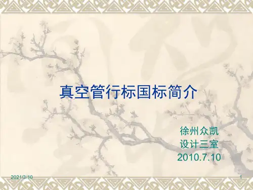 真空管行标国标简介课件ppt
