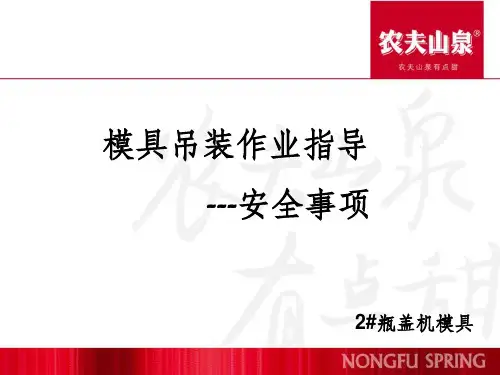 模具吊装作业指导书精选ppt