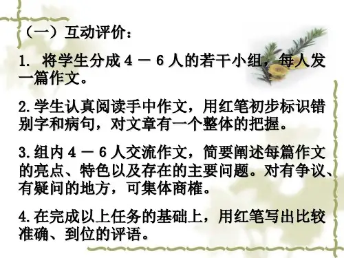 作文批改ppt课件