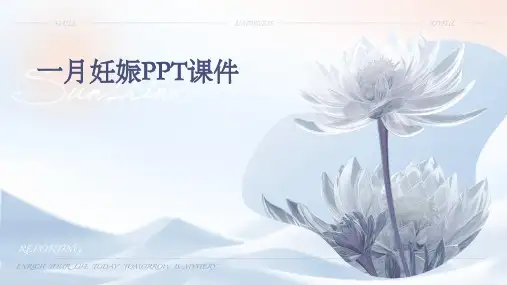 一月妊娠PPT课件