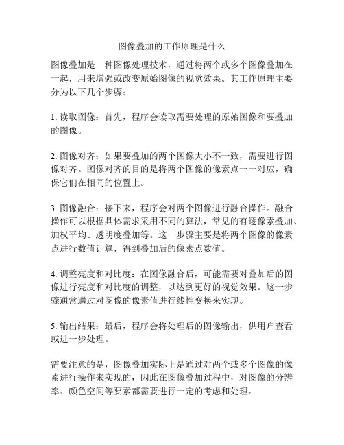 图像叠加的工作原理是什么