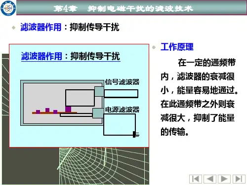 电磁干扰抑制的滤波技术