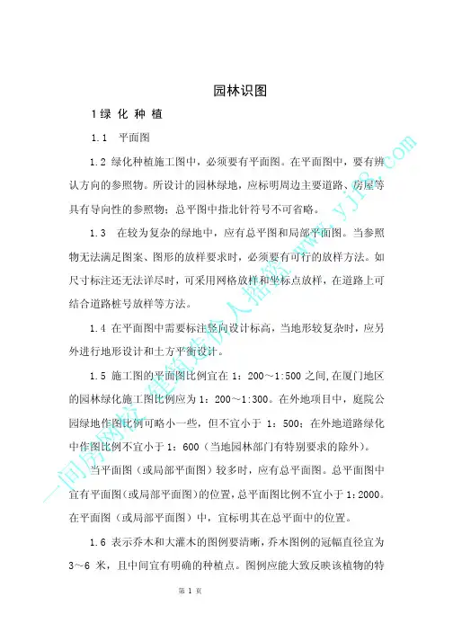 园林识图基础