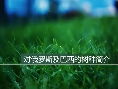 北京林业大学世界林业发展概论PPT