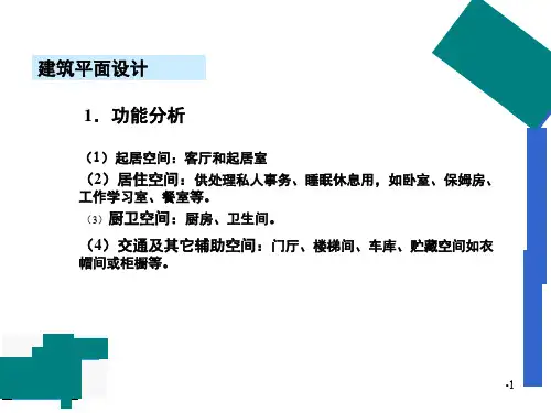 室内格局分析PPT课件
