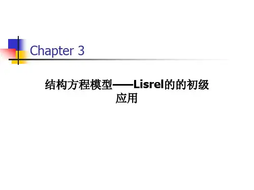 结构方程模型