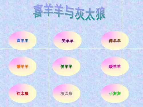 喜羊羊与灰太狼人物简介