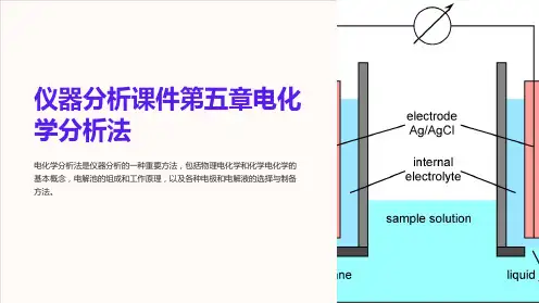 仪器分析课件第五章电化学分析法