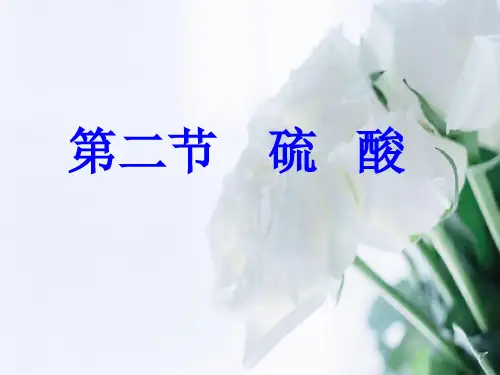 硫酸PPT教学课件